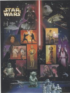 Scott 4143 - Star Wars. Sheet Of 15. MNH. OG.   #02 4143sh15