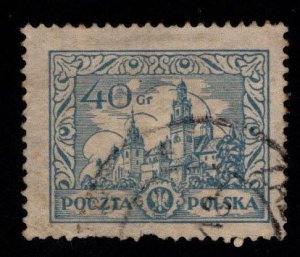 Poland Scott 233 Used