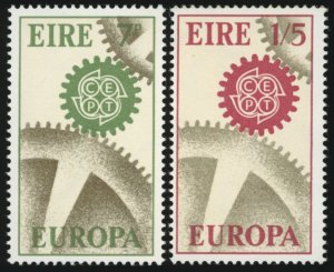 IRELAND Sc 232-33 F-VF/MNH - 1967 EUROPA  - Complete Set