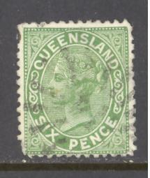 Australia Queensland Sc # 60 used perf 12 (RS)