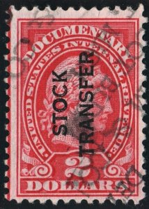 RD13 $2.00 Stock Transfer Stamp (1918) Used