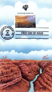 RARE Pugh Designed/Painted Regal Grand Canyon FDC...2 of ONLY 4 created!