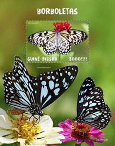 Guinea-Bissau - 2020 Butterflies on Stamps - Stamp Souvenir Sheet - GB200103b