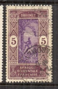 French Dahomey 1920s Early Issue Fine Used 5c. NW-231296