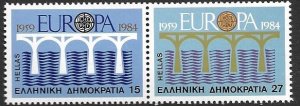 Greece 1493-94   1984  set 2   VF NH