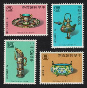 Taiwan Ancient Chinese Enamelware 4v 1982 MNH SG#1438-1441