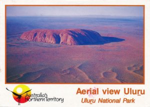 Australian Antarctic Territory sc# L86 Used on Postcard Uluru Park pm 1993