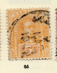 Sarawak 1922 Early Issue Fine Used 5c. NW-163899