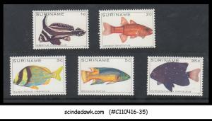 SURINAME - 1979 FISH / MARINE LIFE - 5V - MINT NH