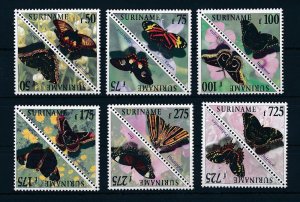 [SU967] Suriname Surinam 1998 Butterflies Triangles MNH