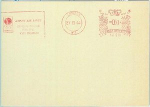 86927 - GB - Postal History - MECHANICAL postmark PROOF: Aviation 1964 OLYMPICS-