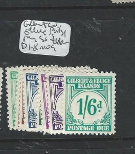 GILBERT AND ELLICE ISLANDS (P0706B)  POSTAGE DUE SGD1-8  MOG