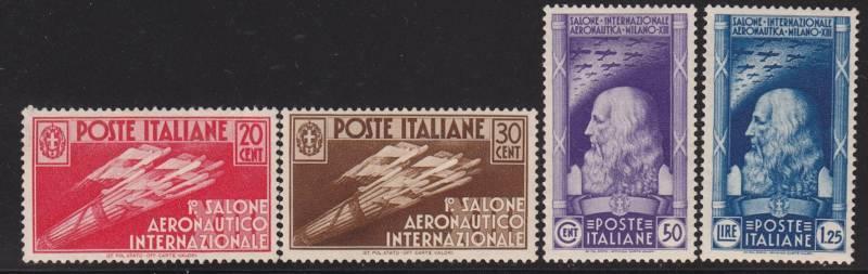 Italy 345 - 348 set VF-LH scott cv $ 186 ! see pic !