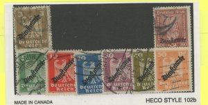 Germany #O53-O60 Used Single