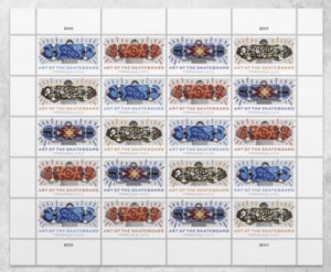 US Art of the Skateboard Forever Sheet of 20 Stamps MNH 2023 Pre-Order