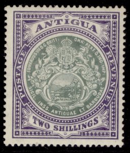 ANTIGUA EDVII SG50, 2s grey-green & violet, M MINT. Cat £120.