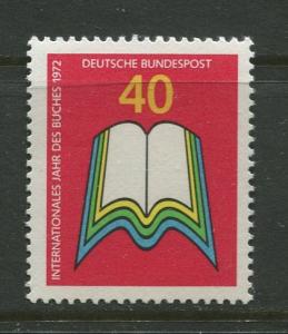 GERMANY. -Scott 1095 -Open Book - 1972- MNH - Single 40pf Stamp