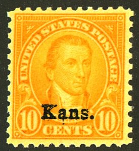 U.S. #668 MINT OG NH