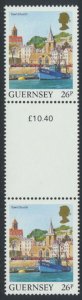 Guernsey  SG 310c Gutter Pair  SC# 454  Scenes Mint Never Hinged see scan 