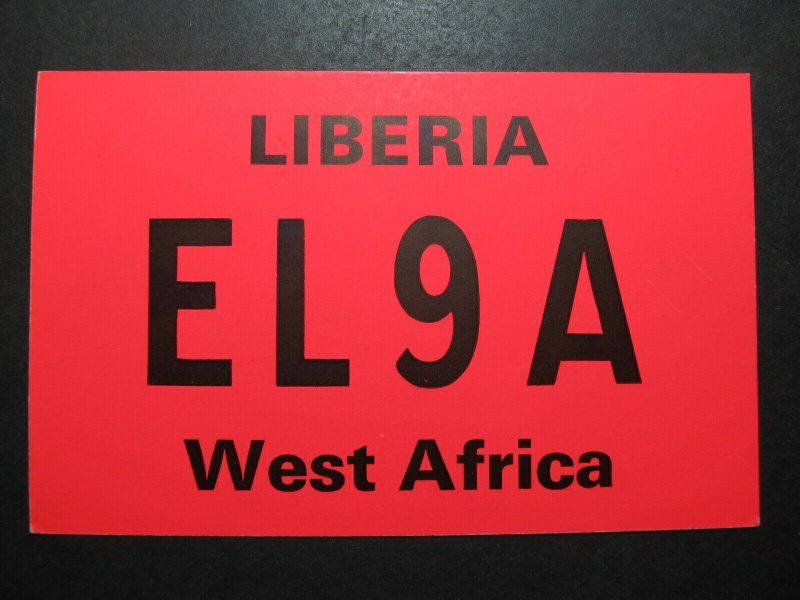 5670 Amateur Radio QSL Card Monrovia Liberia West Africa