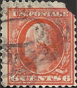 # 336 Used FAULT Red Orange George Washington