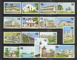 Fiji 409-25  MNH 1979-91 Views