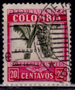 Colombia 1932, Airmail, Banana Plant, 20c, sc#C100, used