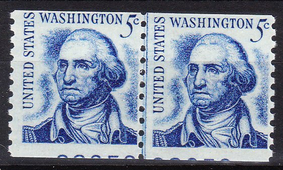 MOstamps - US Scott #1304 Mint OG NH Coil Line Pair - Lot # DS-7815