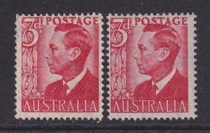 Australia, CW 49, 49b, MLH Thin Paper variety