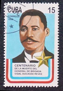 CUBA Sc# 3903  BRIGADIER GENERAL VIDAL DUCASSE REEVE  1998  used cto
