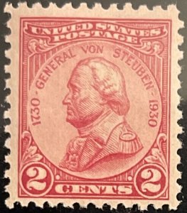 Scott #689 1930 2¢ General von Steuben MNH OG