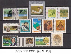 CANADA - SELECTED STAMPS - 14V - MINT NH