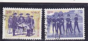 Norway  Scott#  1258-9  Used