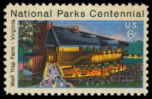 US Sc 1452 VF/MNH - 1972 6¢ Wolf Trap Farm