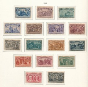 UNITED STATES – PREMIUM MINT COLLECTION 1847-2000 IN 4 KABE ALBUMS – 423217