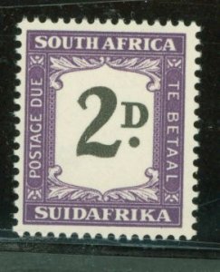 South Africa #J36 Unused Single