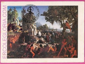 ag3517 - BRAZIL - POSTAL HISTORY - Maximum Card - 1983 RELIGION ART-