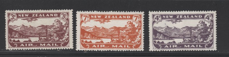 NEW ZEALAND # C1-C3 mint Hinged  air mail