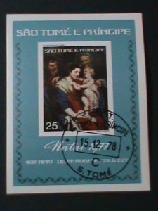 ​ST.THOMAS-1978-FAMOUS PAINTING- 400TH ANNIV:BIRTH OF RUBENS CTO-S/S-VF