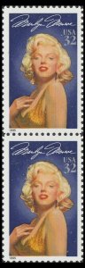 US 2967 Legends of Hollywood Marilyn Monroe 32c vert pair MNH 1995