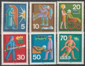 Germany #1022-7 MNH  CV $3.20  (A3403)