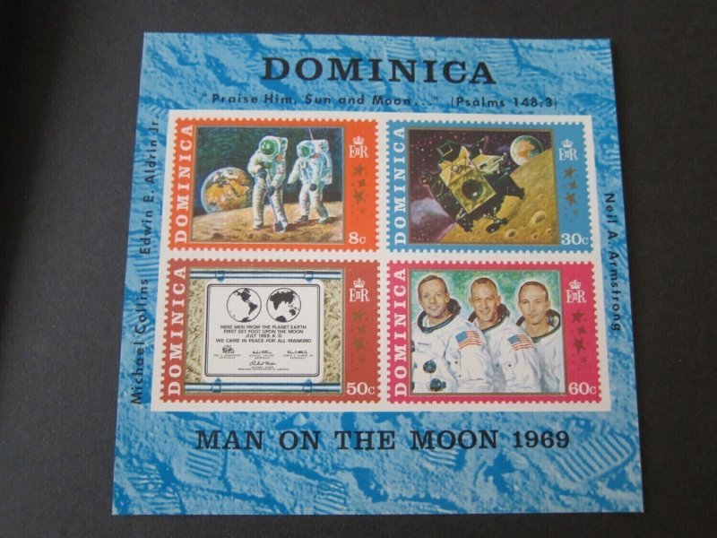 Dominican 1970 Sc 296a space set MNH