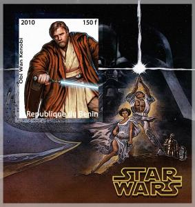 BENIN SHEET IMPERF STAR WARS CINEMA
