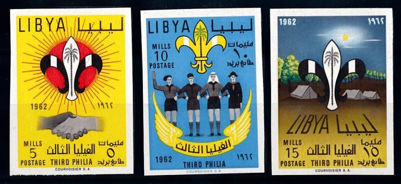 [66600] Libya 1962 Scouting Jamboree Pfadfinder Imperforated MNH