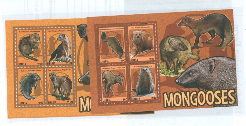 Liberia #2996-2997 Mint (NH) Souvenir Sheet