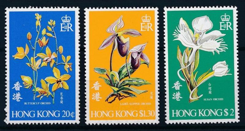 [61857] Hong Kong 1977 Flora Flowers Blumen Orchids  MNH