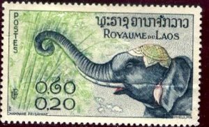 Laos; 1958: Sc. # 42: MNH Single Stamp