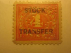 U.S. Scott #RD3 Revenue Stamp - Used Perfin Single