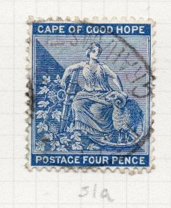 Cape of Good Hope 1884-90 QV Early Issue Fine Used 4d. NW-206541