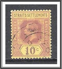 Straits Settlements #191a KG V Used